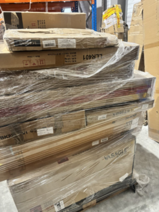 Pallet met ca. 9x Diverse Tafels – Salontafels, Bijzettafels & Haltafe
